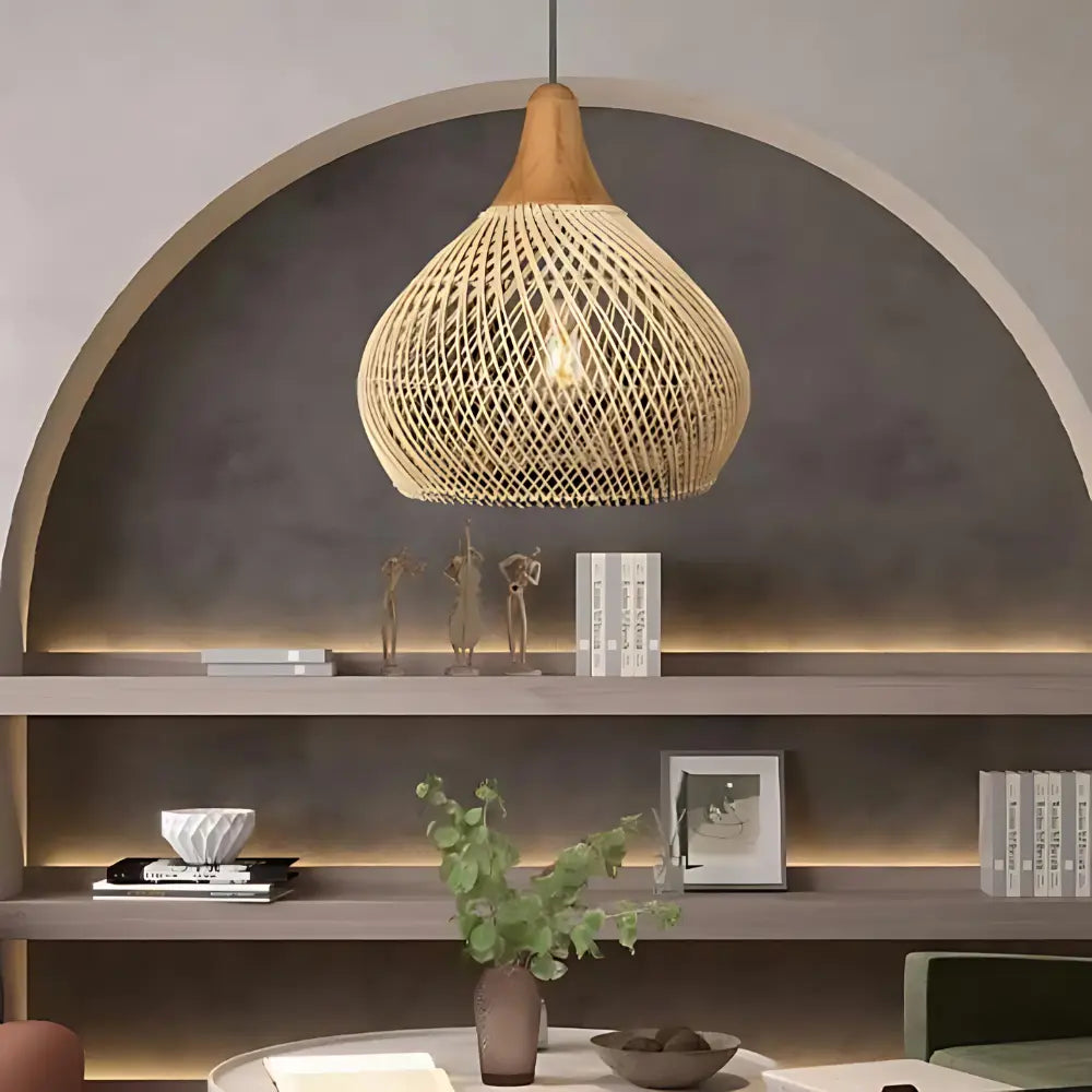 Lampada in Rattan Naturale