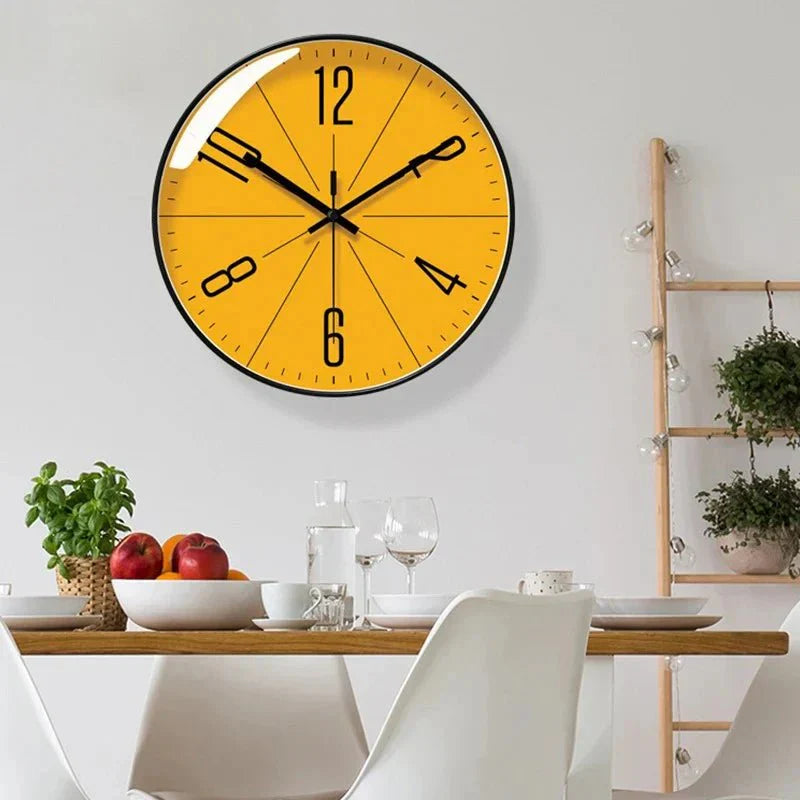 HUSKLOK – Orologio da parete nordico silenzioso con design minimalista