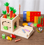 ActivityCube – Scatola di giocattoli Montessori con 8 attività didattiche per neonati