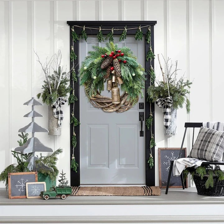 Ghirlanda Boho Rustica per Porta e Display da Parete