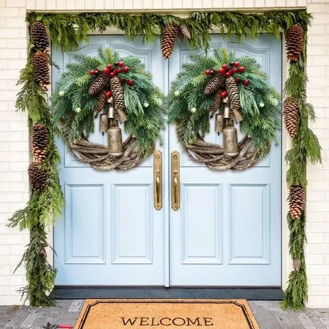 Ghirlanda Boho Rustica per Porta e Display da Parete