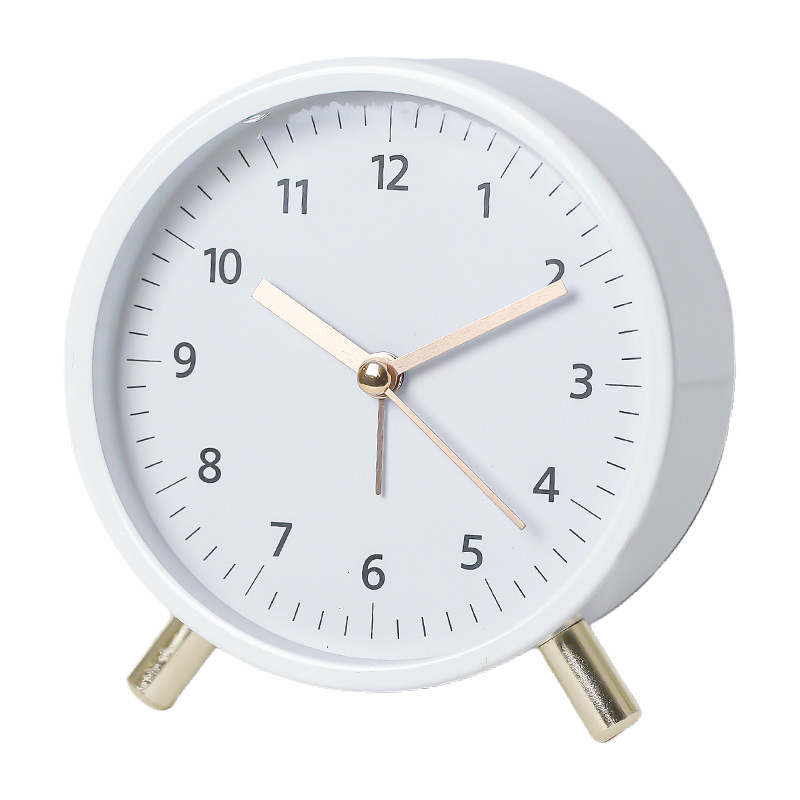 Orologio da tavolo silenzioso in stile scandinavo con design minimalista – Senza tempo ed elegante