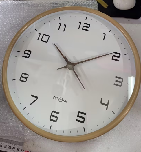 Minimalist Wooden Wall Clock