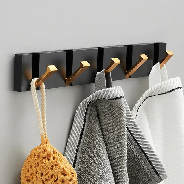 Gancio da Parete Pieghevole Minimalista – Design in Acciaio Inossidabile per Ingresso e Bagno