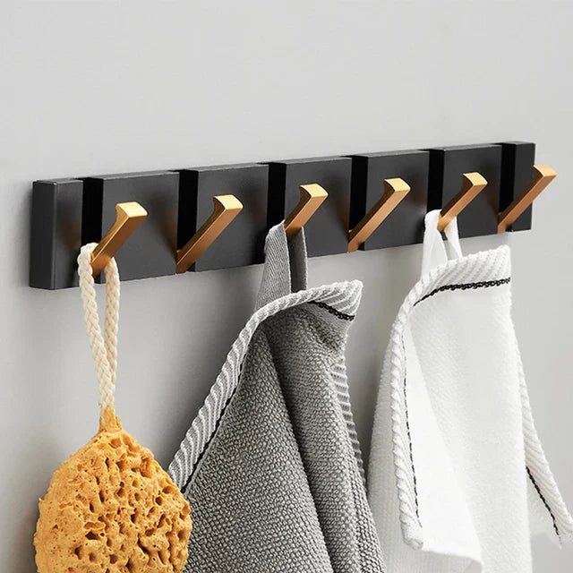 Gancio da Parete Pieghevole Minimalista – Design in Acciaio Inossidabile per Ingresso e Bagno