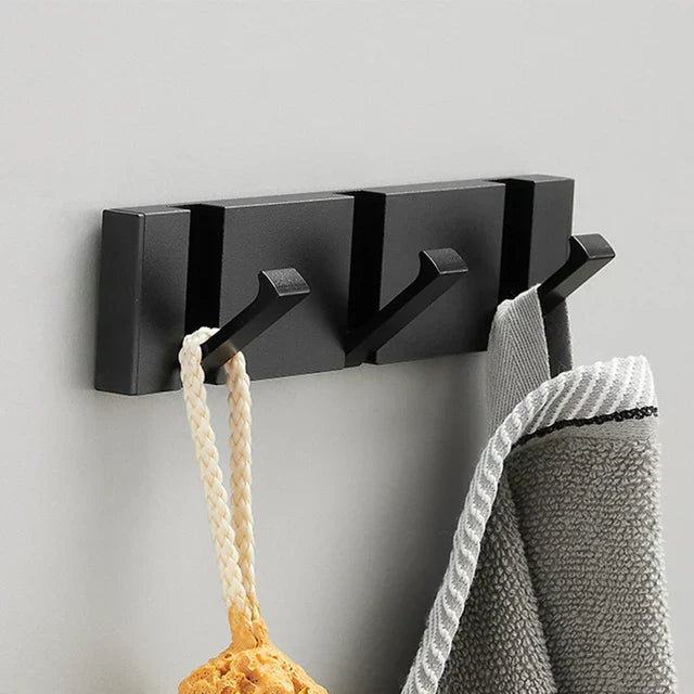 Gancio da Parete Pieghevole Minimalista – Design in Acciaio Inossidabile per Ingresso e Bagno