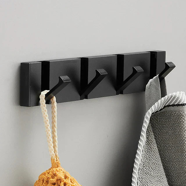 Gancio da Parete Pieghevole Minimalista – Design in Acciaio Inossidabile per Ingresso e Bagno