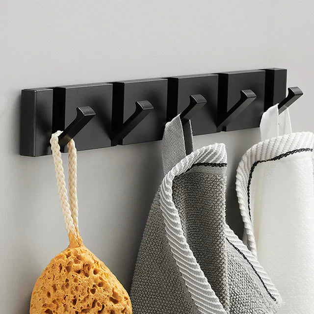 Gancio da Parete Pieghevole Minimalista – Design in Acciaio Inossidabile per Ingresso e Bagno