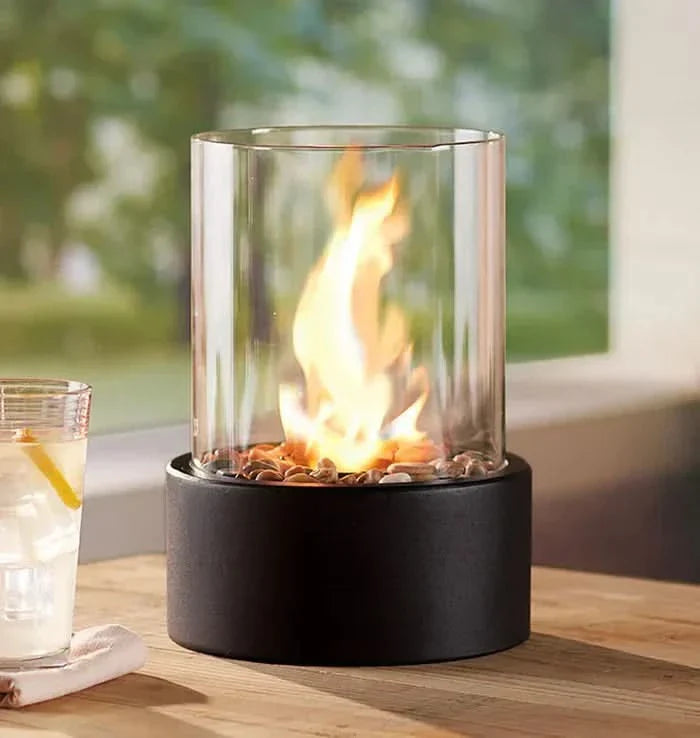 Lanterna da Tavolo Moderna con Effetto Fiamma Tremolante