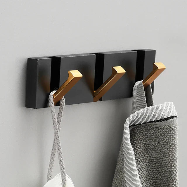 Gancio da Parete Pieghevole Minimalista – Design in Acciaio Inossidabile per Ingresso e Bagno