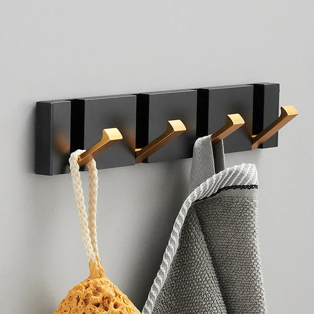 Gancio da Parete Pieghevole Minimalista – Design in Acciaio Inossidabile per Ingresso e Bagno