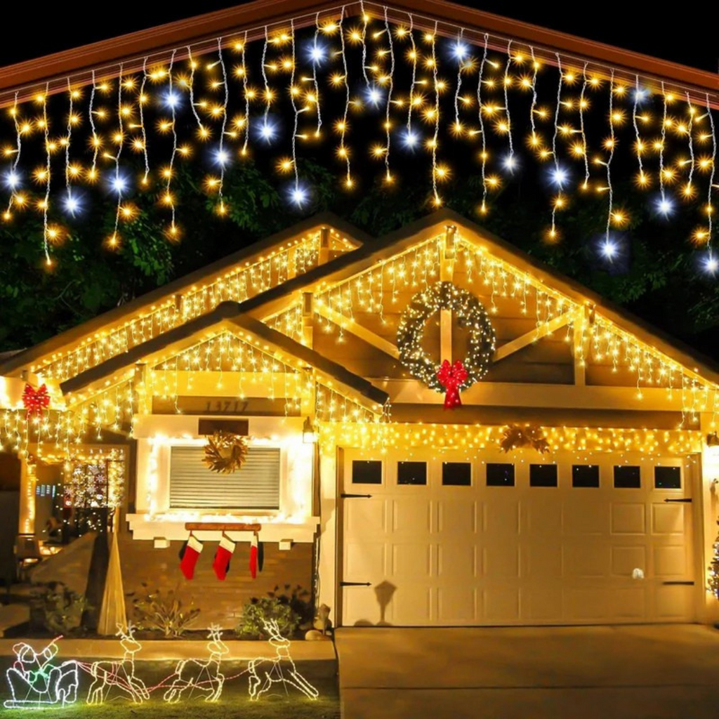 Luci decorative natalizie LED da esterno