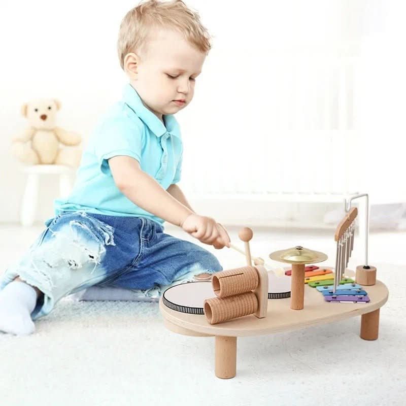MELODINY SET – Giocattolo musicale in legno per bebè creativi a partire da 12 mesi