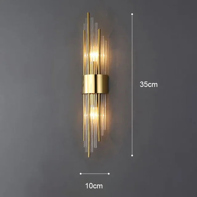 Eleganza senza tempo lampada da parete – Luce calda e morbida & design moderno classico
