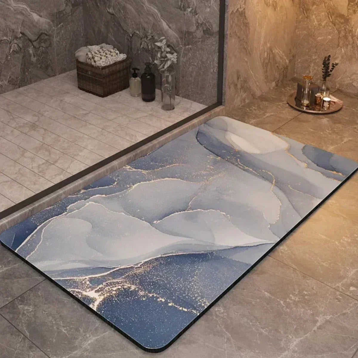Tappetino Antiscivolo ad Asciugatura Rapida – Sicuro e Confortevole per Bagno e Doccia