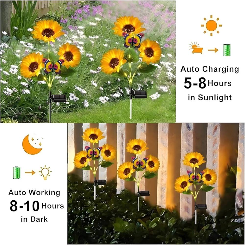 1+1 GRATIS | SolarBloom™ | Il vostro paradiso in giardino fiorisce alla luce calda del sole