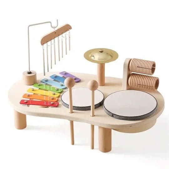 MELODINY SET – Giocattolo musicale in legno per bebè creativi a partire da 12 mesi