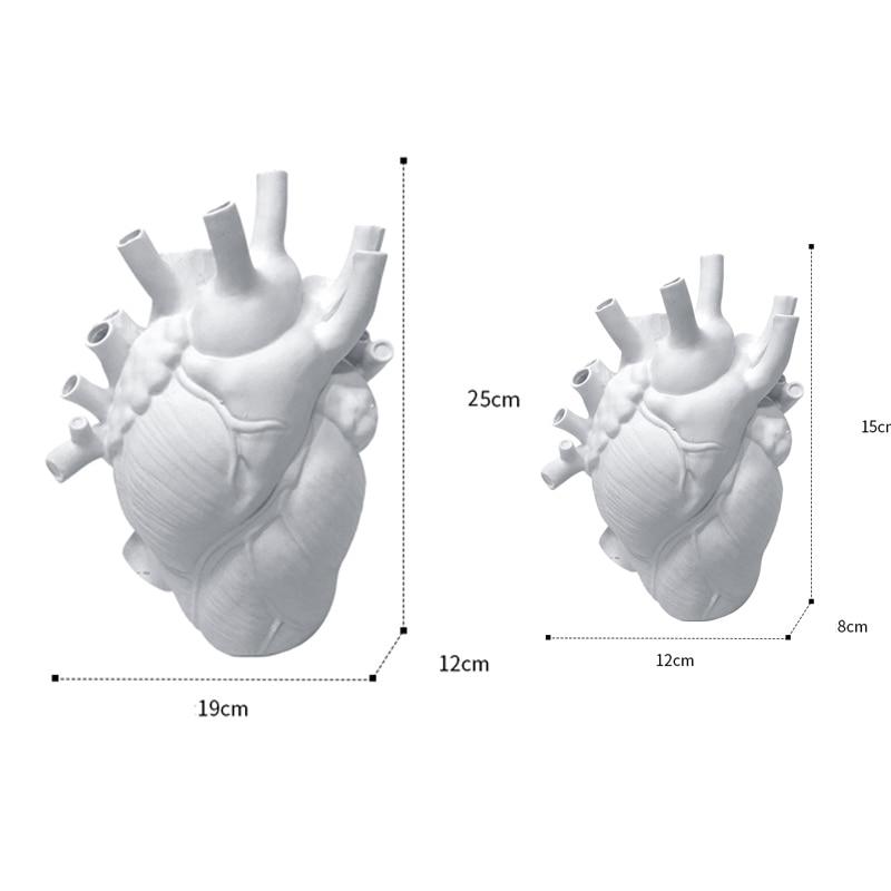 Vaso a Forma di Cuore Creativo – Artistico e Stile per Ogni Interno