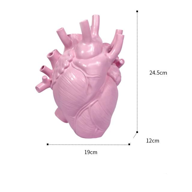 Vaso a Forma di Cuore Creativo – Artistico e Stile per Ogni Interno