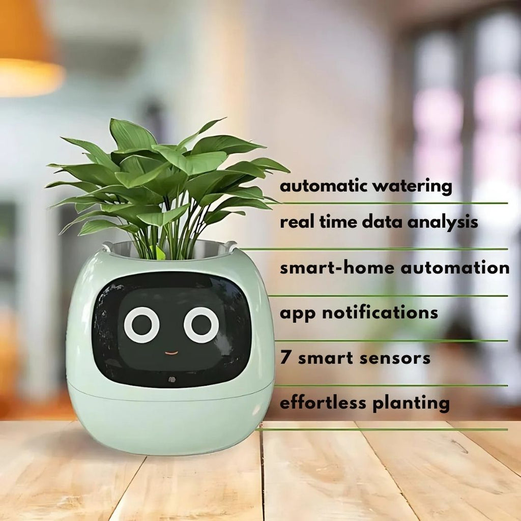 Interactive AI Plant Pot with Smart Care & Expressions