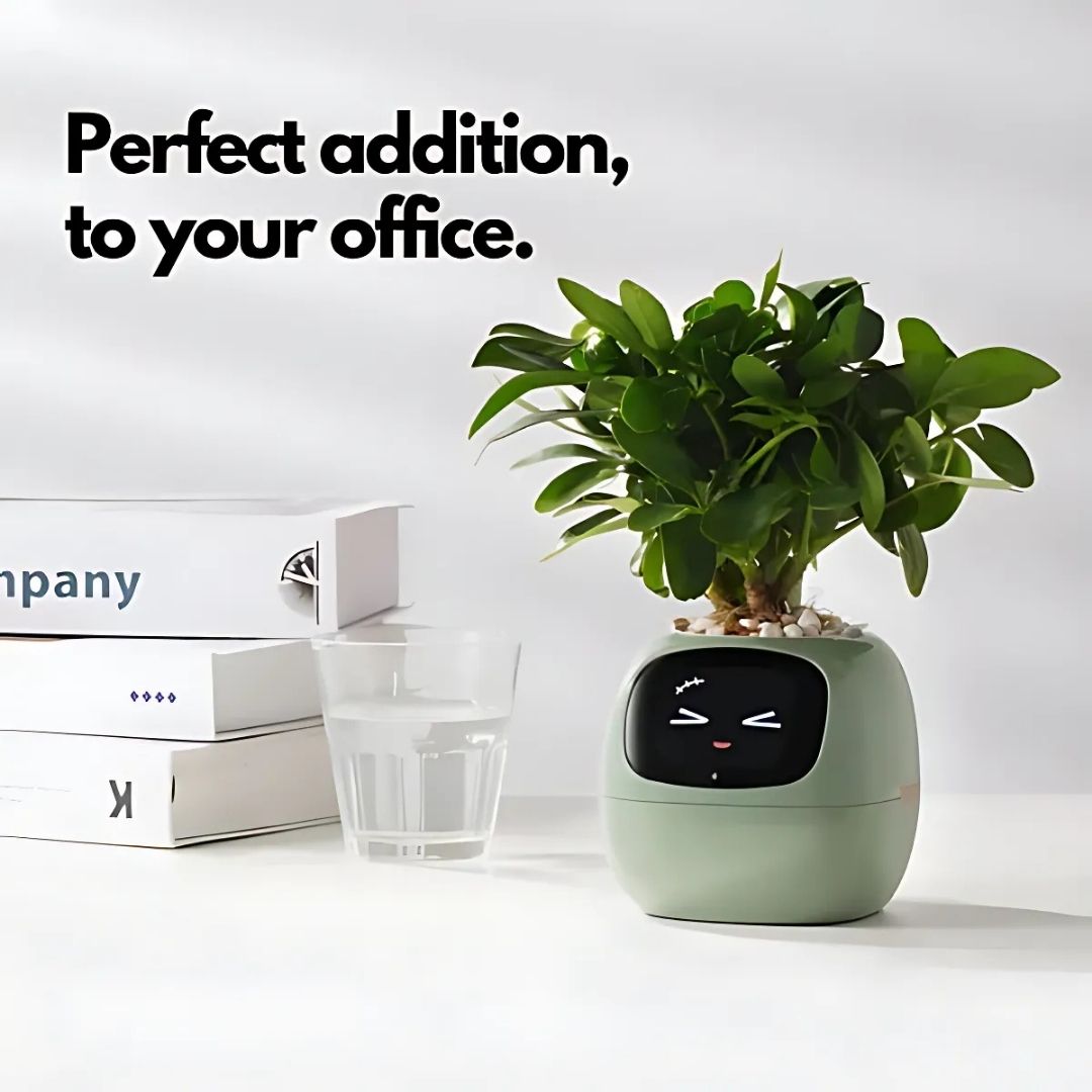 Interactive AI Plant Pot with Smart Care & Expressions