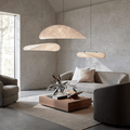 Japandi Style Silk Pendant Light for Elegant Interiors