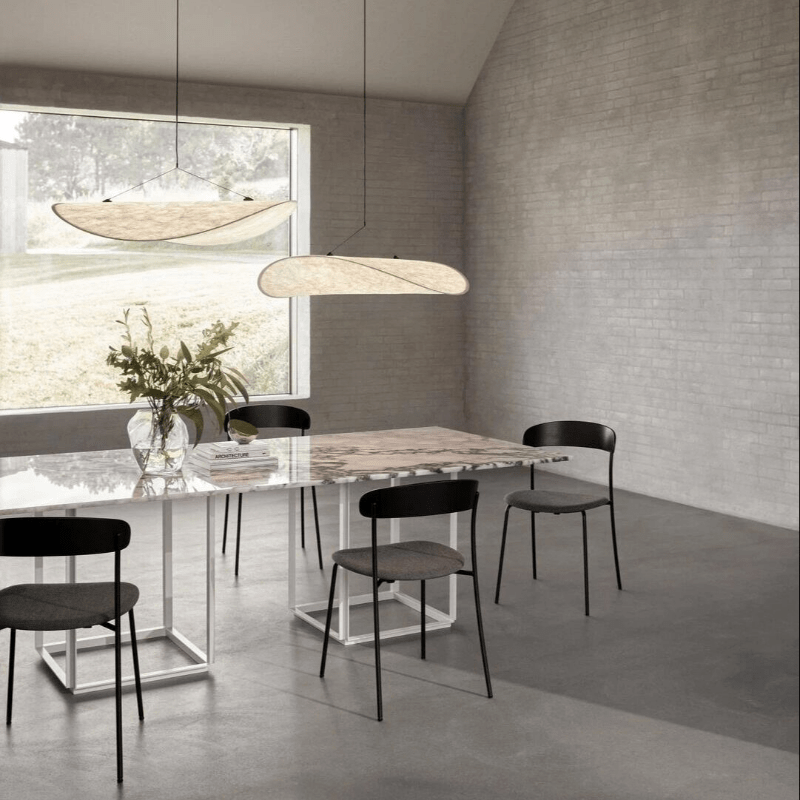 Japandi Style Silk Pendant Light for Elegant Interiors