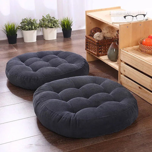 Cuscino da Pavimento in Stile Futon Giapponese con Spessa Schiuma PU
