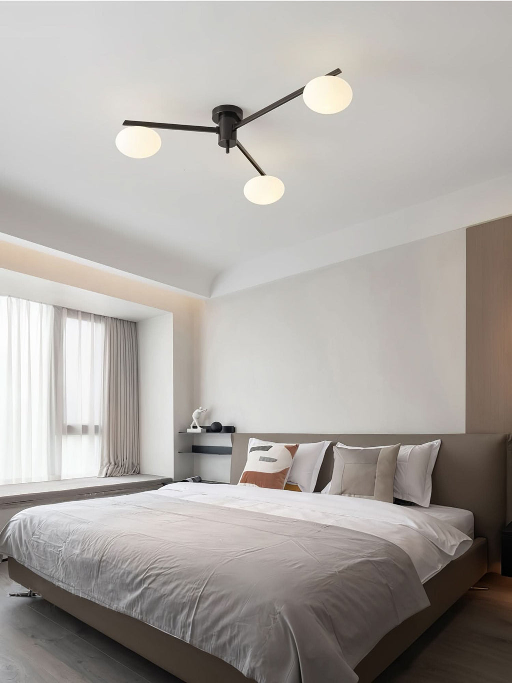 Lampada da Soffitto Moderna Jasper con Paralumi in Vetro