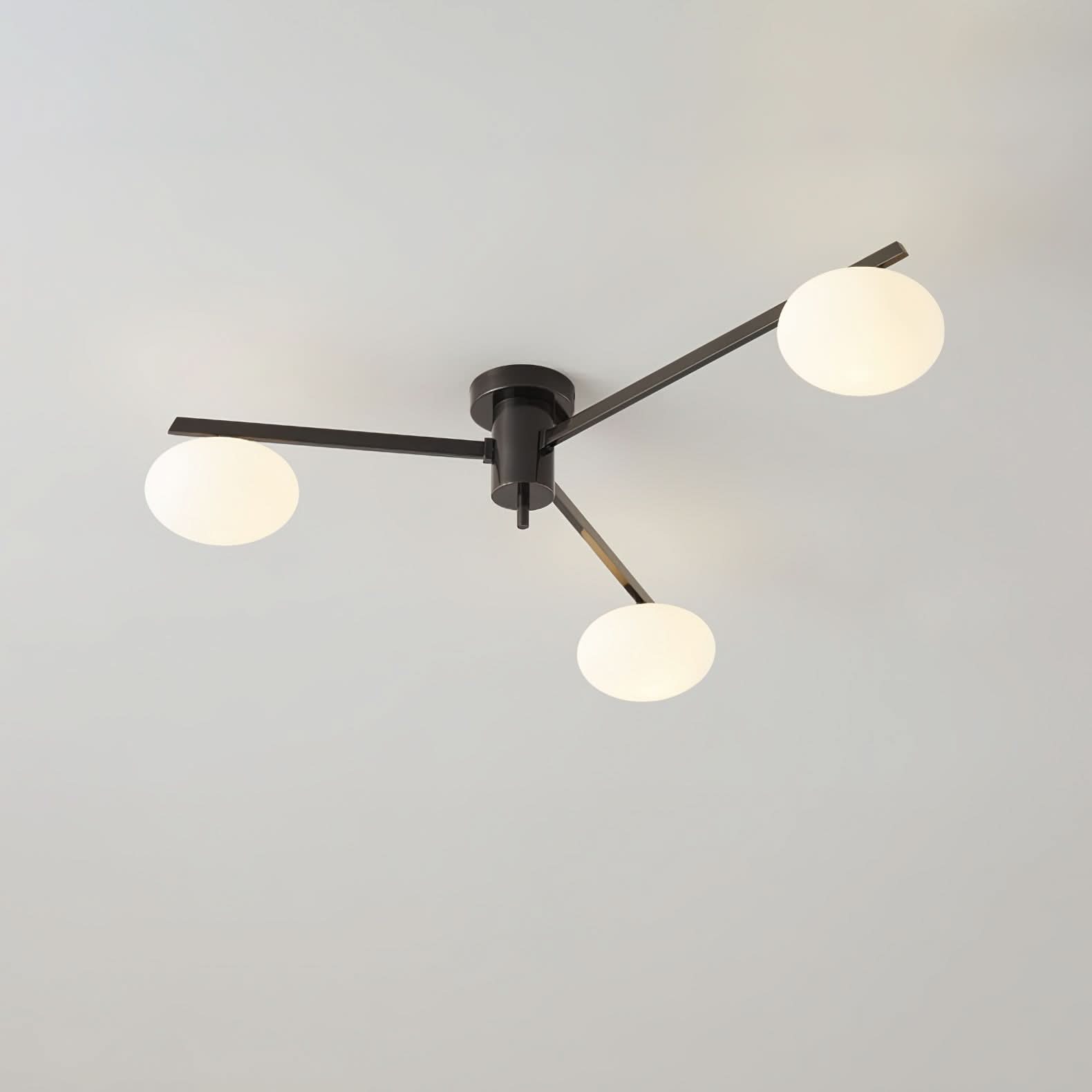 Lampada da Soffitto Moderna Jasper con Paralumi in Vetro