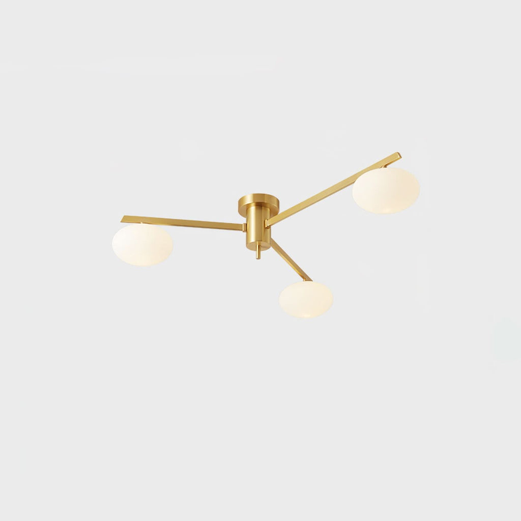 Lampada da Soffitto Moderna Jasper con Paralumi in Vetro
