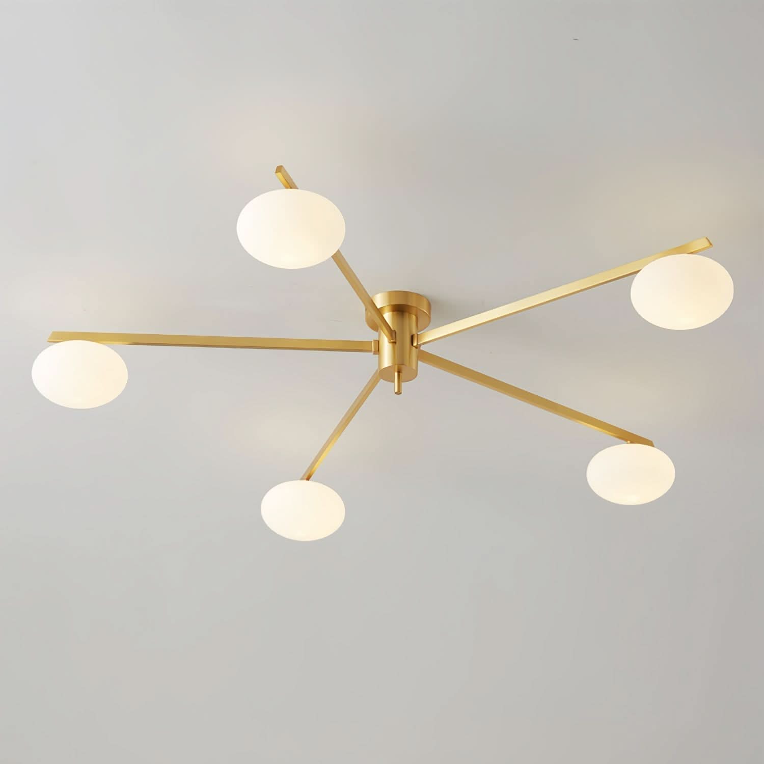 Lampada da Soffitto Moderna Jasper con Paralumi in Vetro