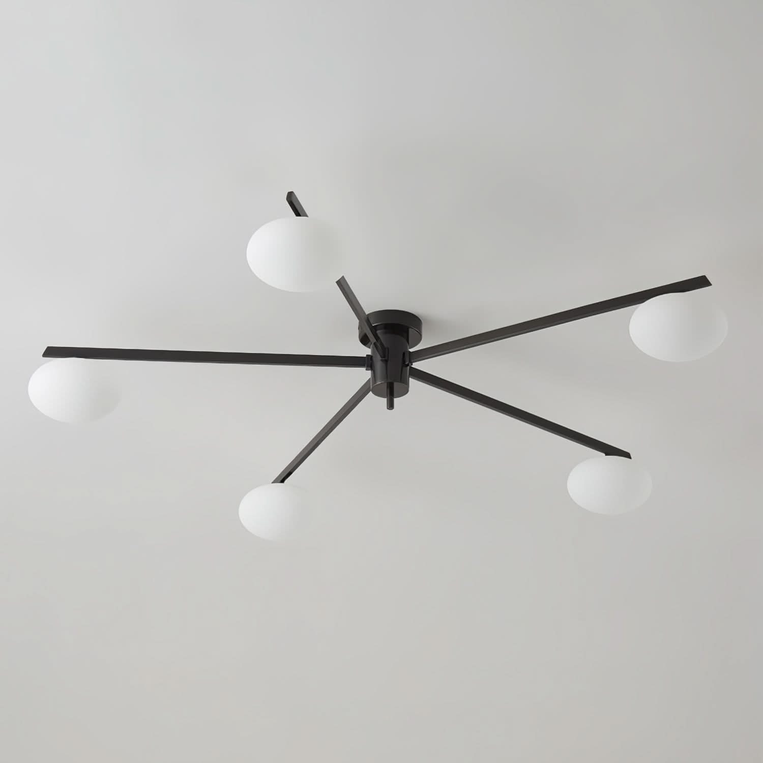 Lampada da Soffitto Moderna Jasper con Paralumi in Vetro
