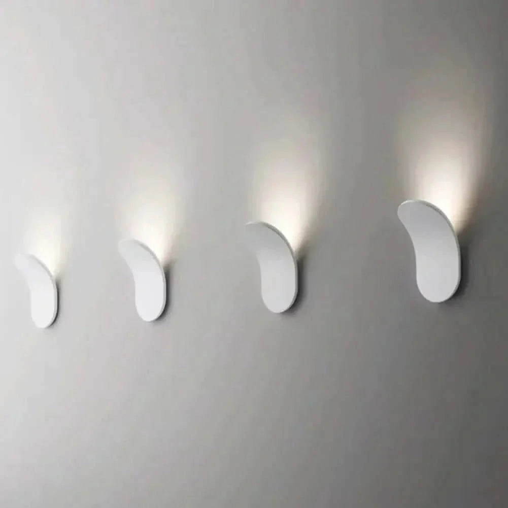 Lampada da Parete Curva Moderna con Luce LED - Set di 2
