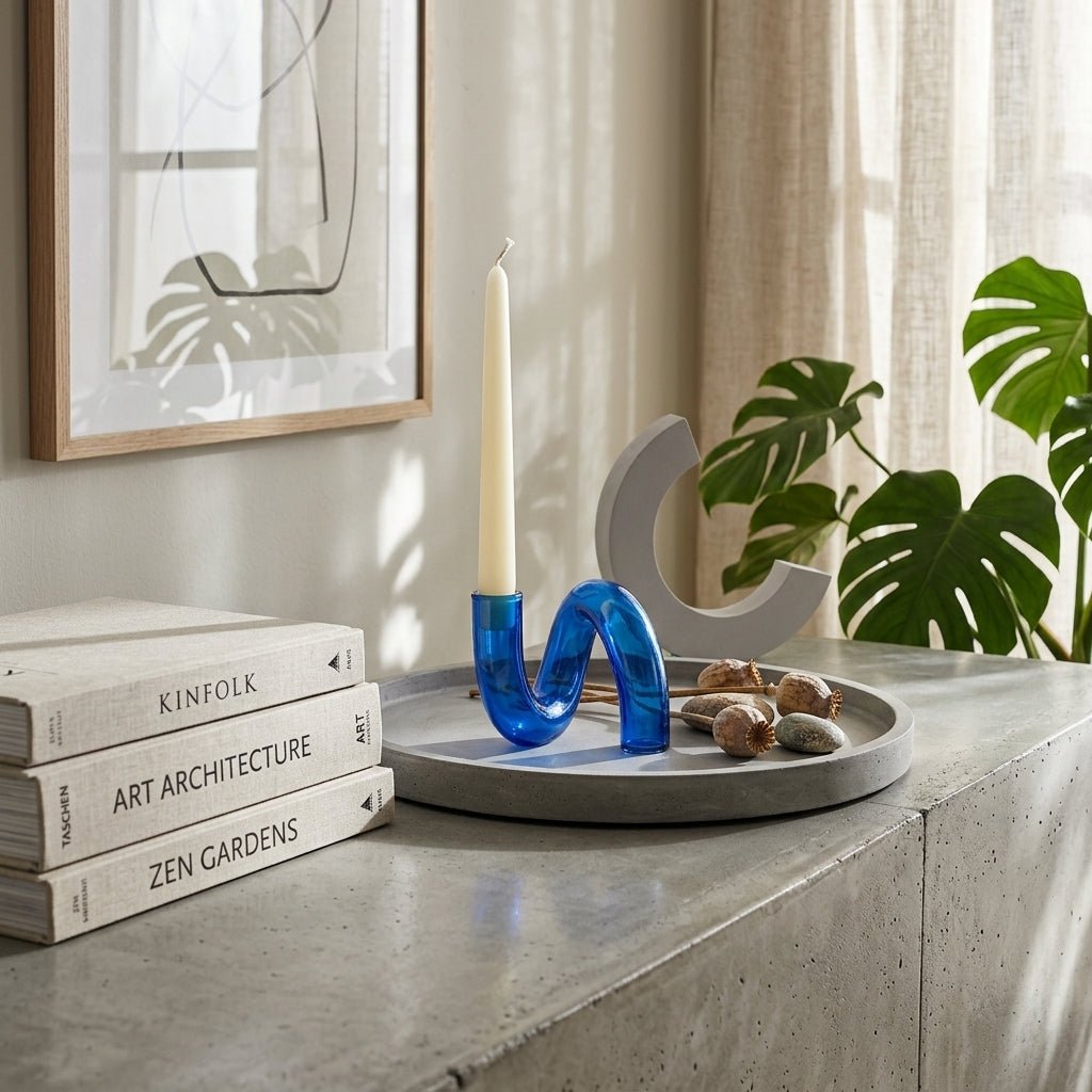 Candelabro decorativo in forma unica