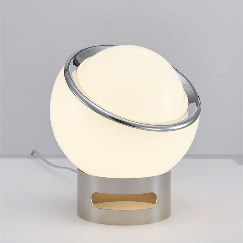 Lampada da Tavolo in Vetro Opalino Bauhaus