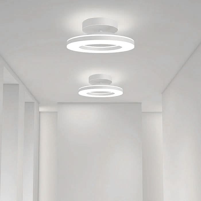 ZAYNO Lampada da Soffitto LED Nera – Moderno Montaggio a Scomparsa
