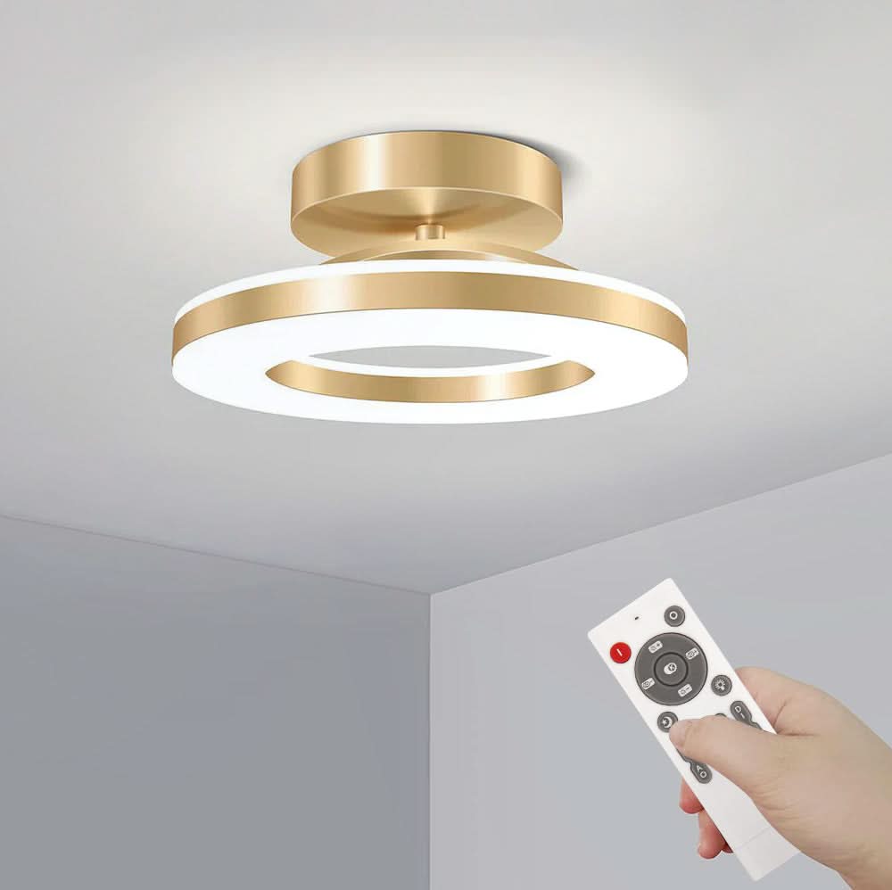 ZAYNO Lampada da Soffitto LED Nera – Moderno Montaggio a Scomparsa
