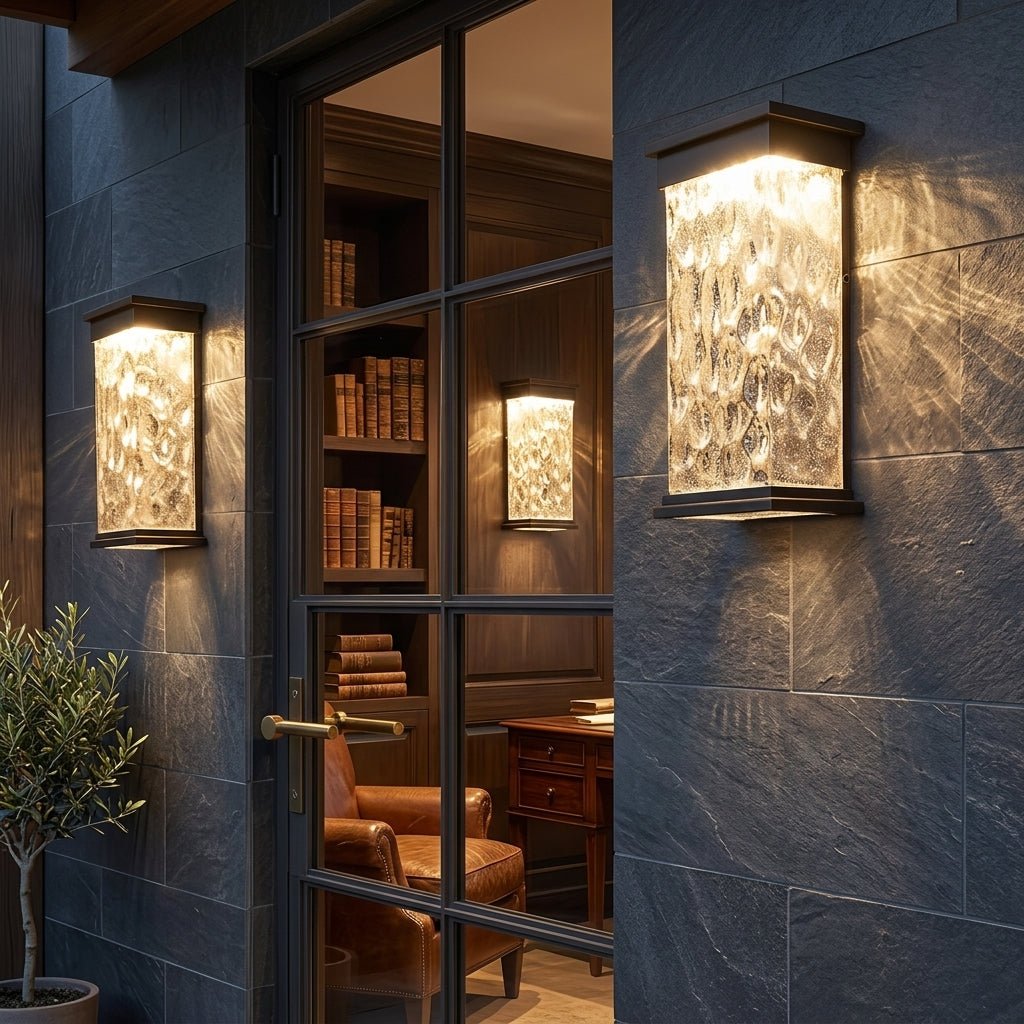 Lampada da parete LED con effetto onde d'acqua