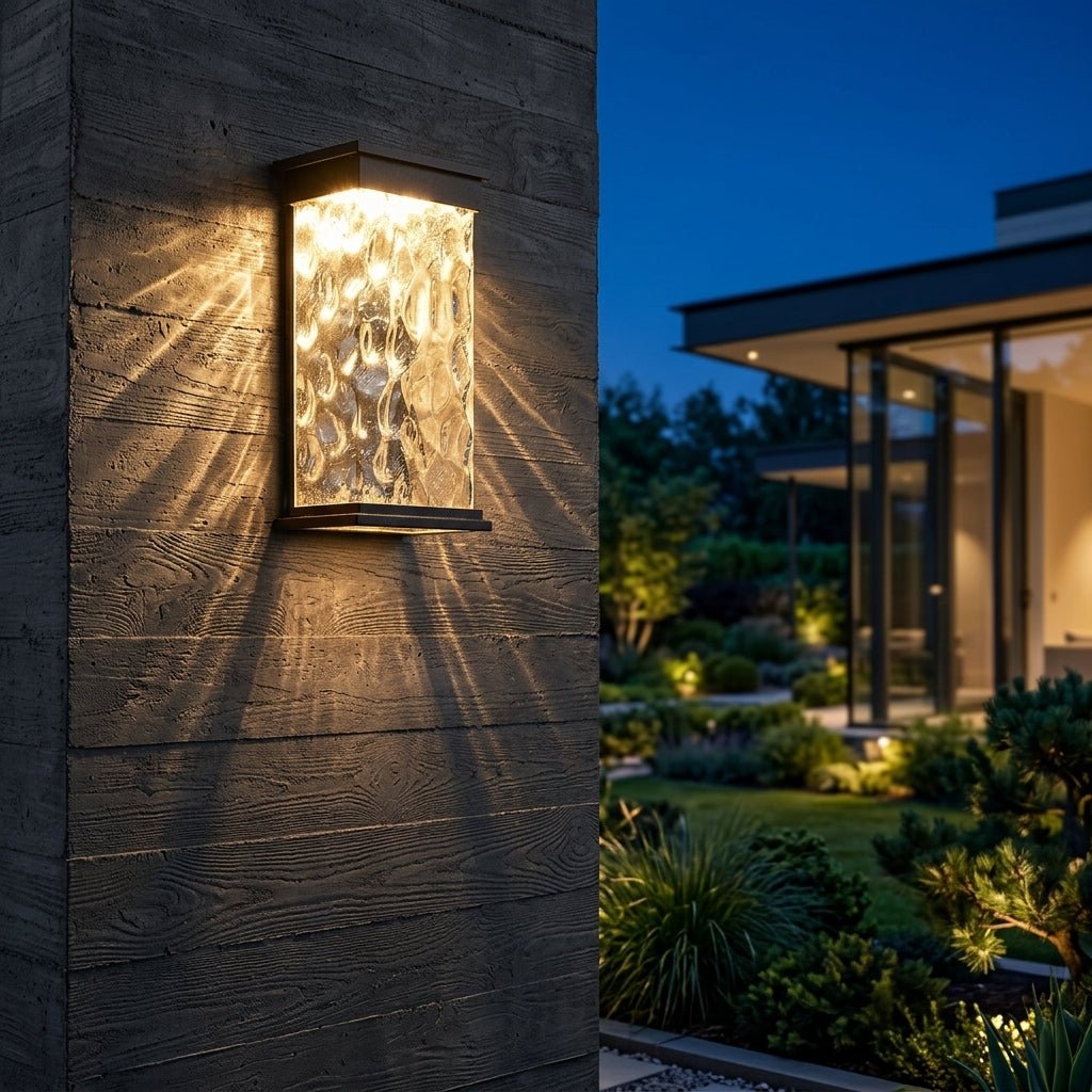 Lampada da parete LED con effetto onde d'acqua