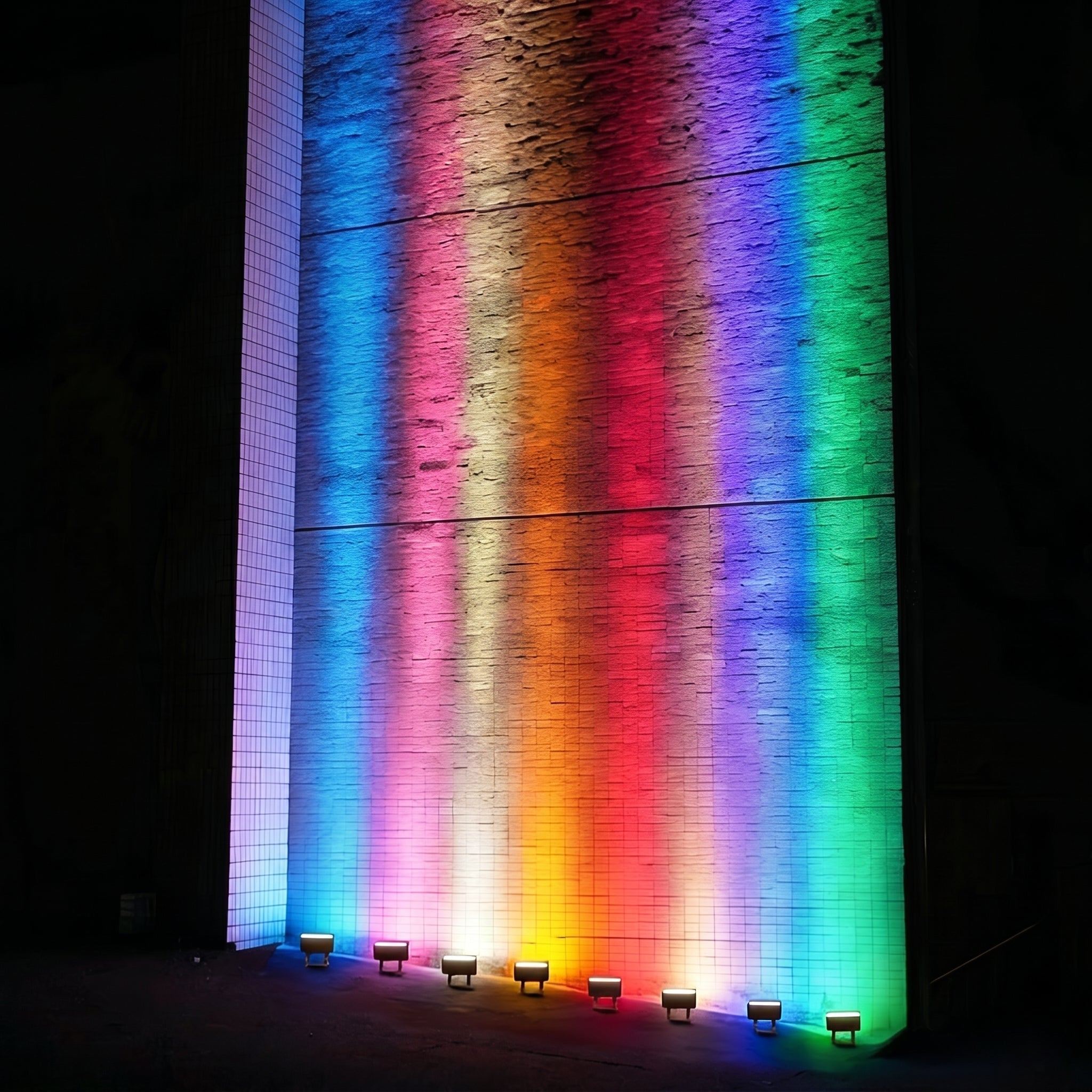 Faro da incasso a LED per illuminazione Uplight di facciate