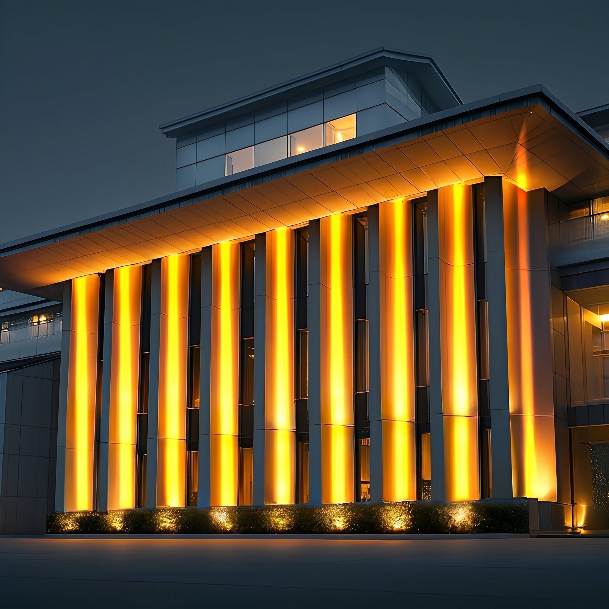 Faro da incasso a LED per illuminazione Uplight di facciate