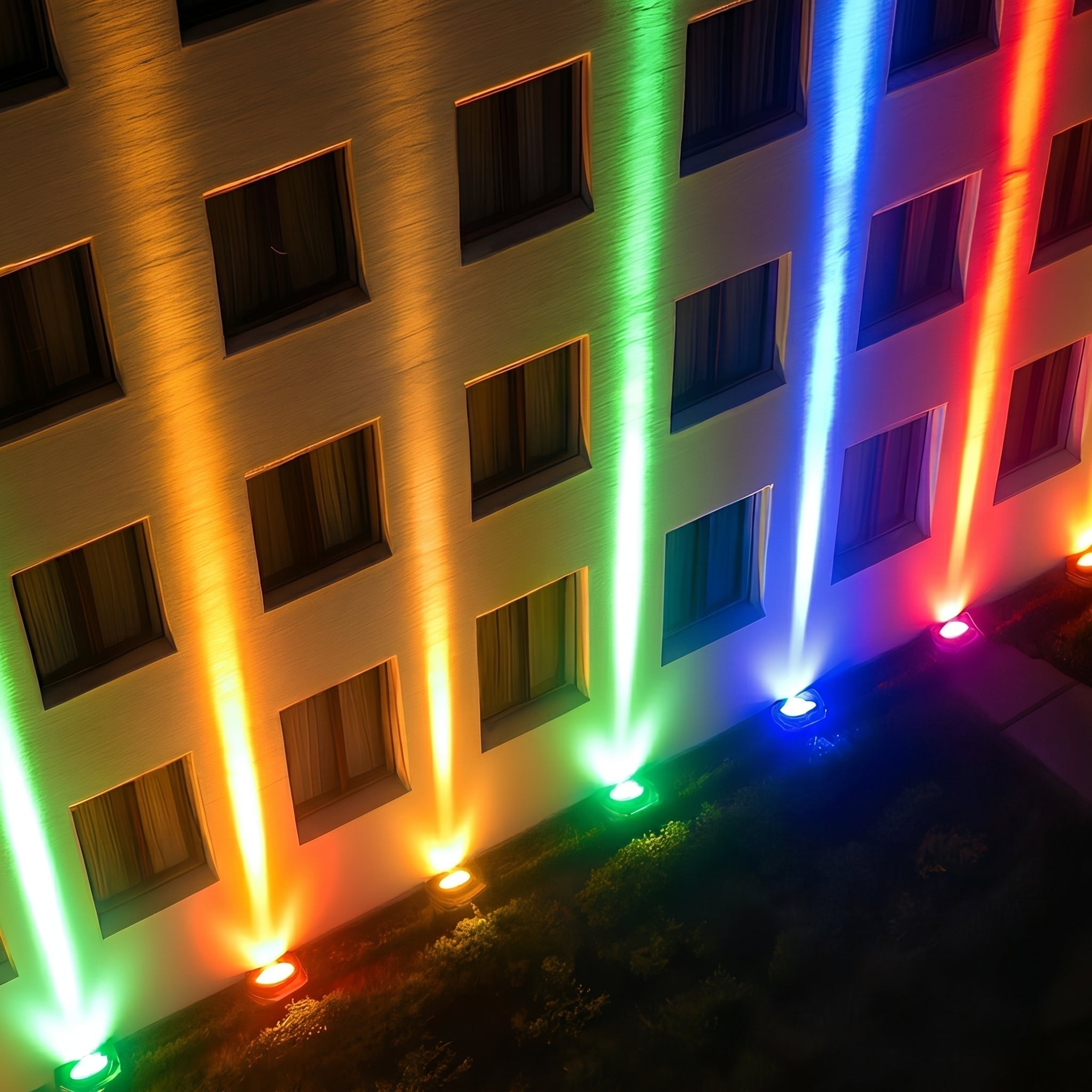 Faro da incasso a LED per illuminazione Uplight di facciate
