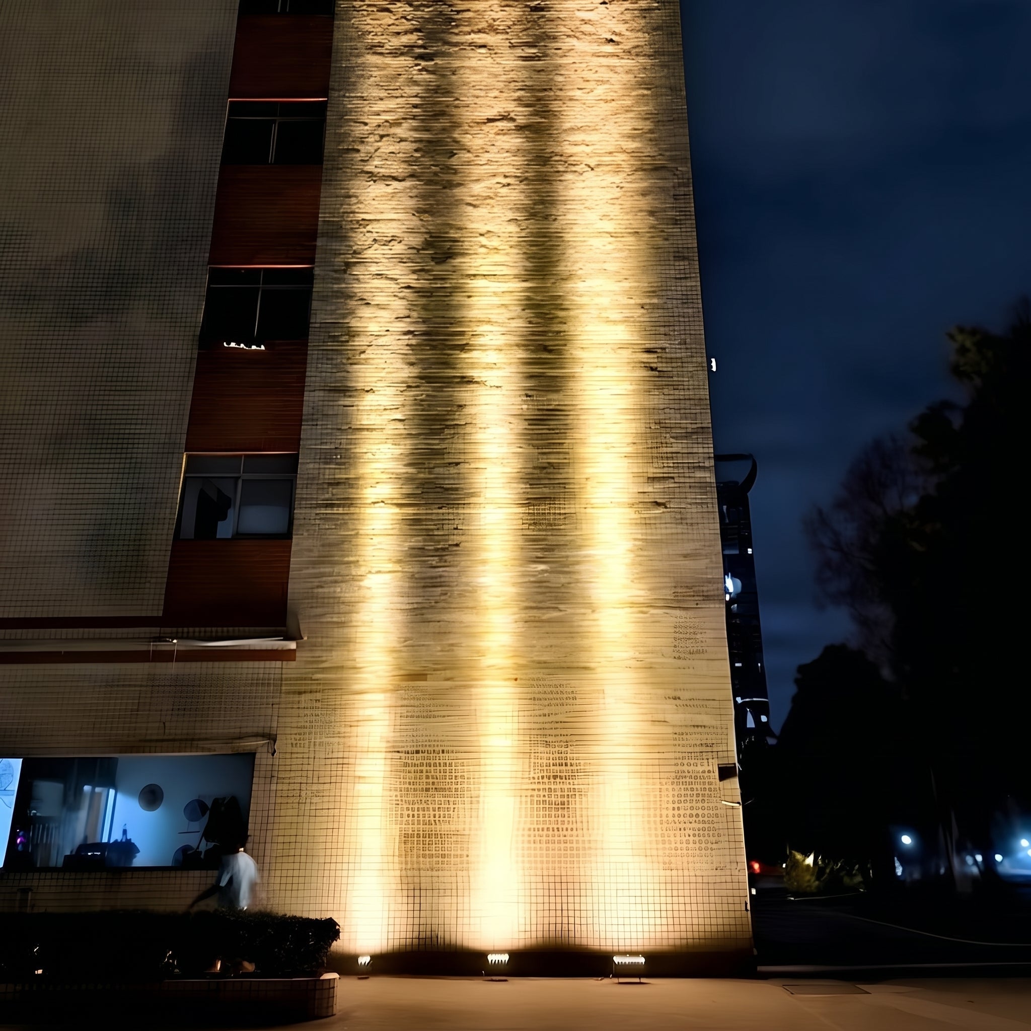 Faro da incasso a LED per illuminazione Uplight di facciate