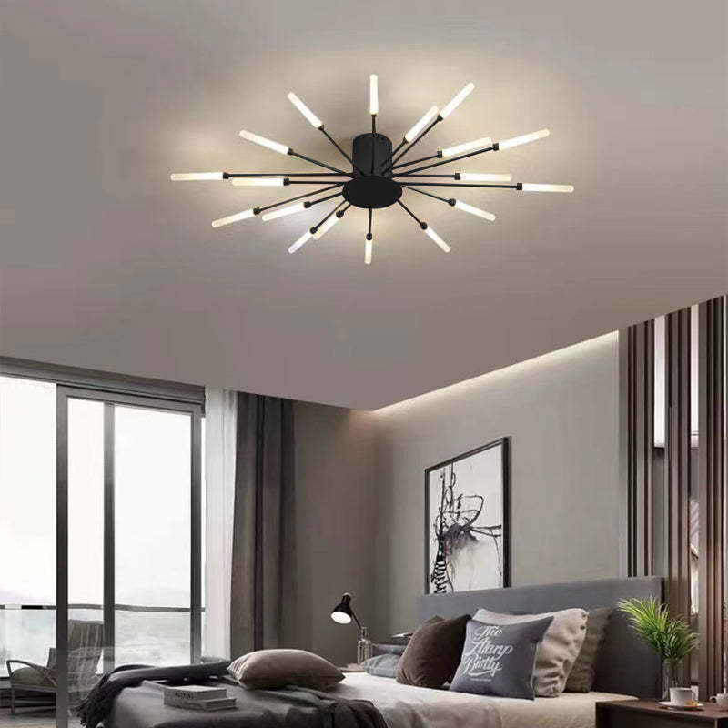 Astralis Modern Ceiling Chandelier with LED Fireworks Design