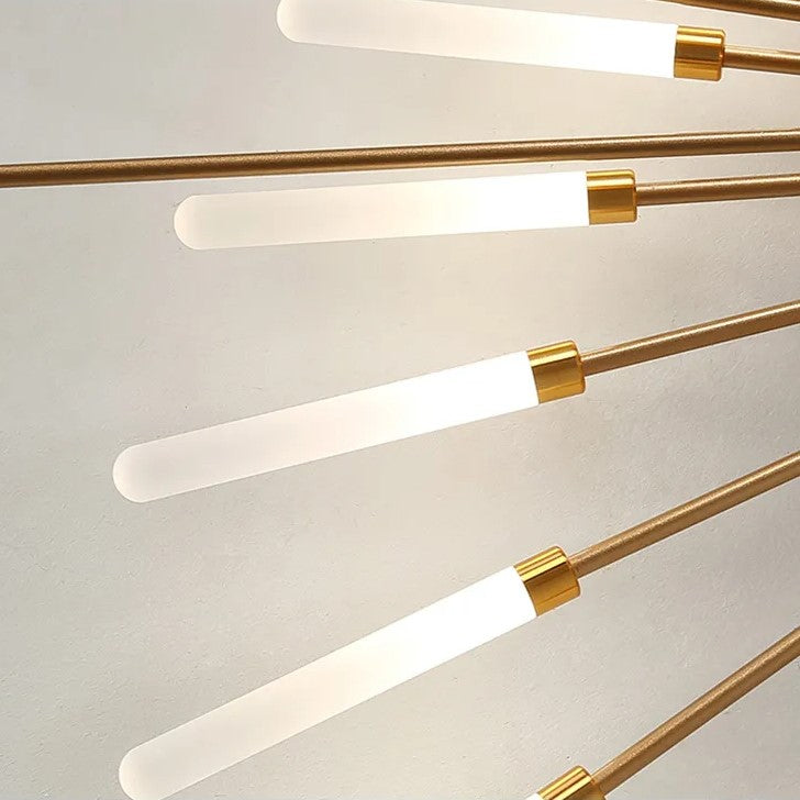 Astralis Modern Ceiling Chandelier with LED Fireworks Design