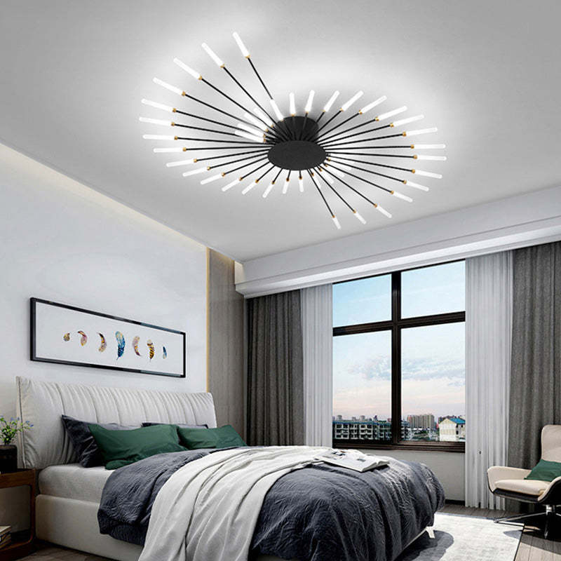 Astralis Modern Ceiling Chandelier with LED Fireworks Design