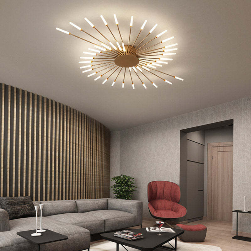 Astralis Modern Ceiling Chandelier with LED Fireworks Design