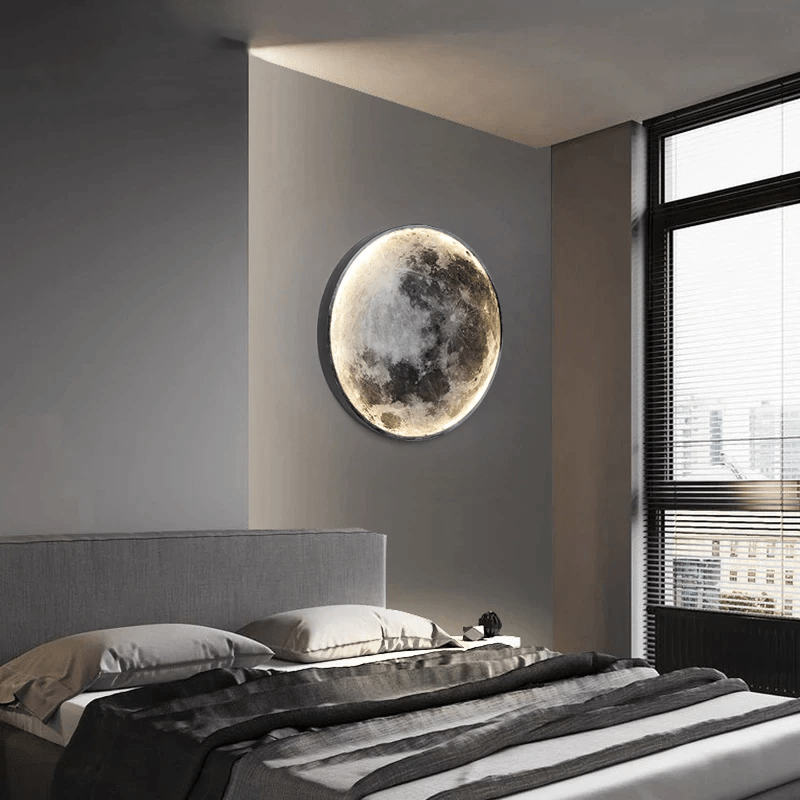 LED Moon Wall Lamp for Home Decor