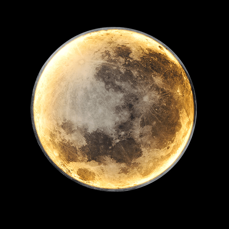 LED Moon Wall Lamp for Home Decor